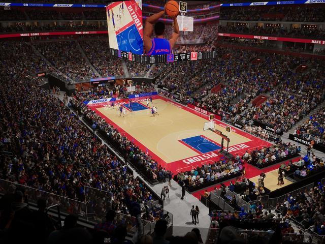 Little Caesars Arena - Section Mezzanine 5 Seat View