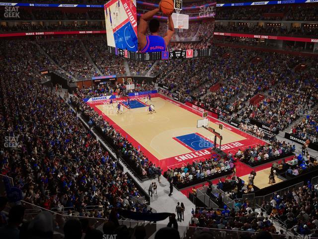 Little Caesars Arena - Section Mezzanine 5 Seat View