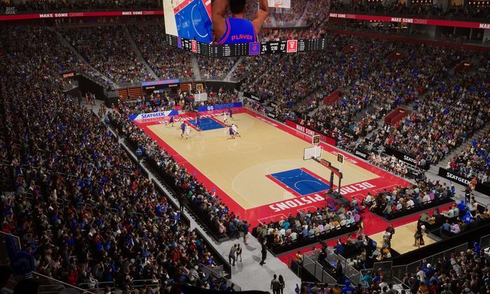 Little Caesars Arena - Section Mezzanine 5 Seat View