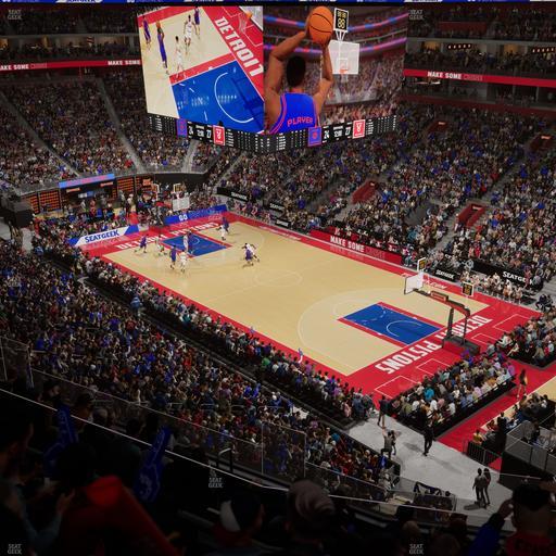 Little Caesars Arena - Section Mezzanine 6 Seat View