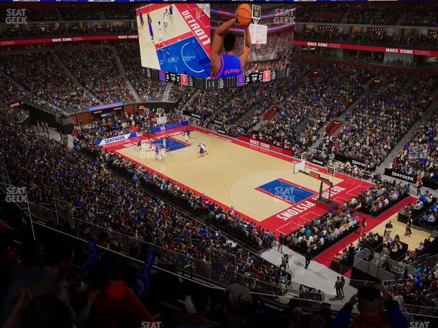 Little Caesars Arena - Section Mezzanine 6 Seat View Little Caesars Arena - Section Mezzanine 6 Seat View