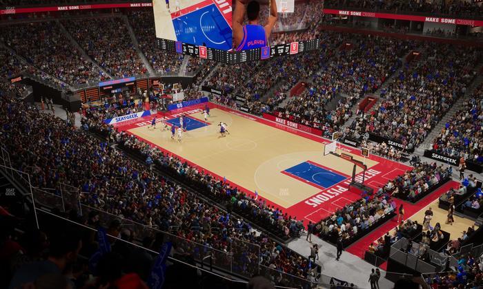 Little Caesars Arena - Section Mezzanine 6 Seat View