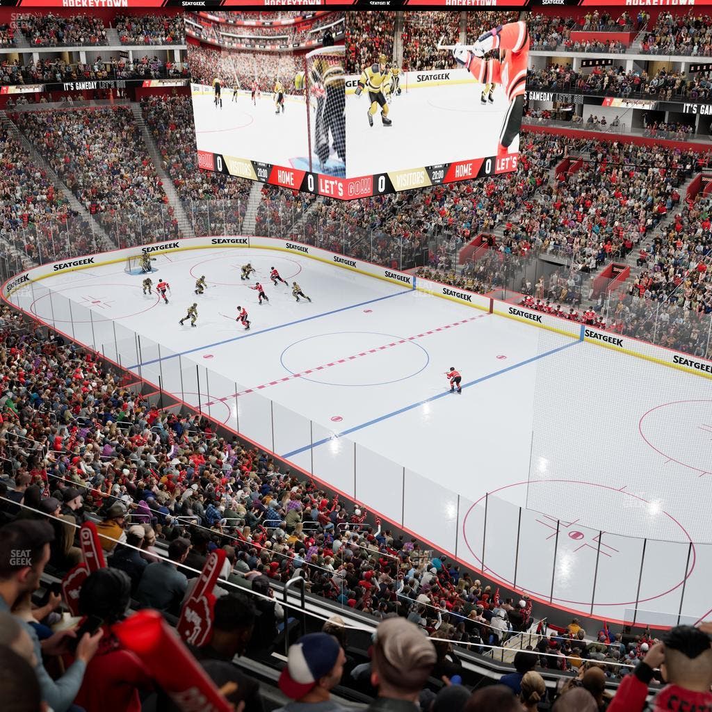 Little Caesars Arena - Section Mezzanine 6 Seat View