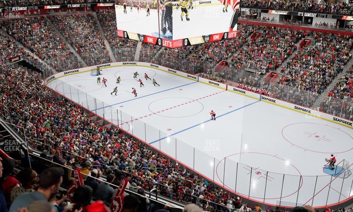 Little Caesars Arena - Section Mezzanine 6 Seat View