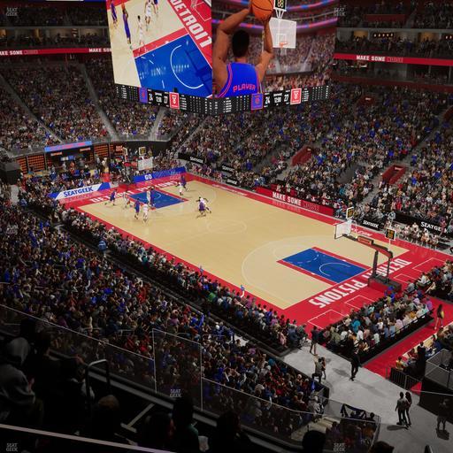 Little Caesars Arena - Section Mezzanine 6 Seat View