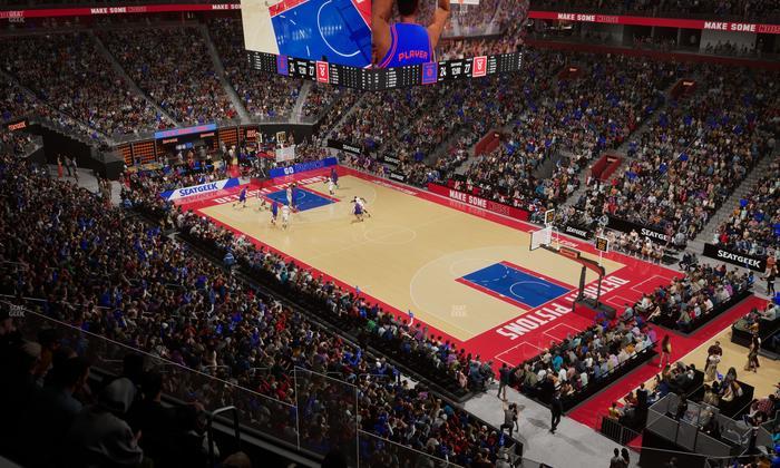 Little Caesars Arena - Section Mezzanine 6 Seat View