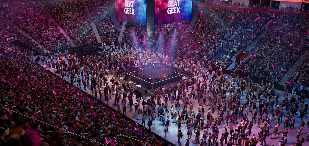 Little Caesars Arena - Section Mezzanine 6 Seat View