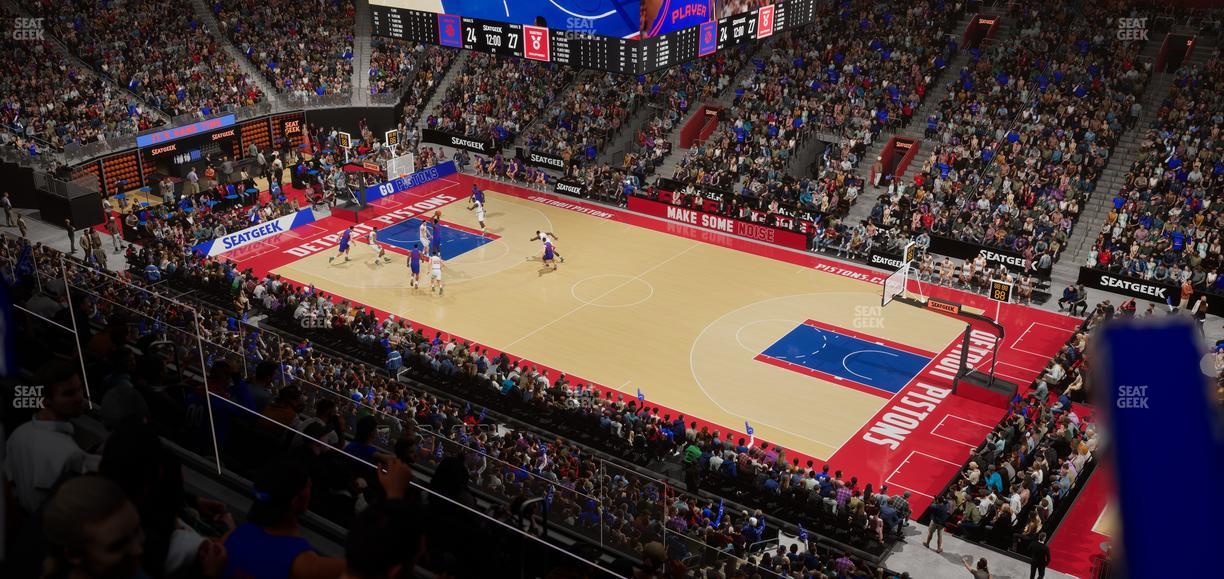 Little Caesars Arena - Section Mezzanine 7 Seat View