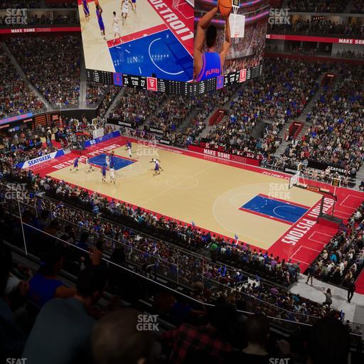 Little Caesars Arena - Section Mezzanine 7 Seat View