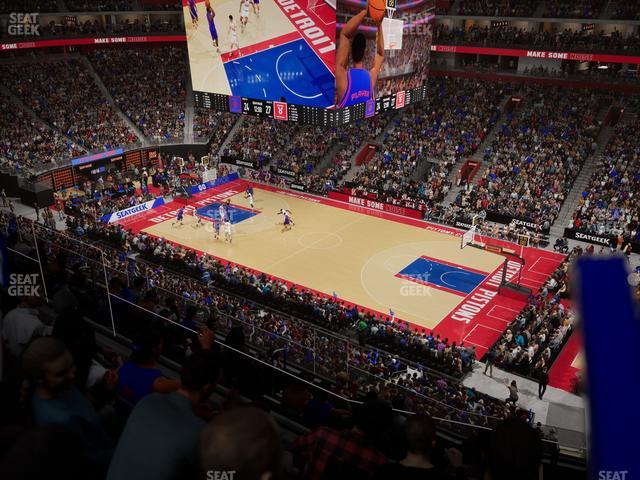 Little Caesars Arena - Section Mezzanine 7 Seat View Little Caesars Arena - Section Mezzanine 7 Seat View