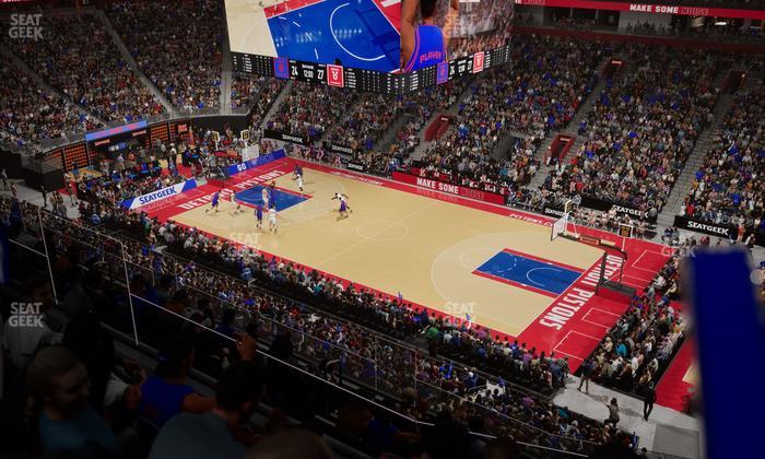 Little Caesars Arena - Section Mezzanine 7 Seat View