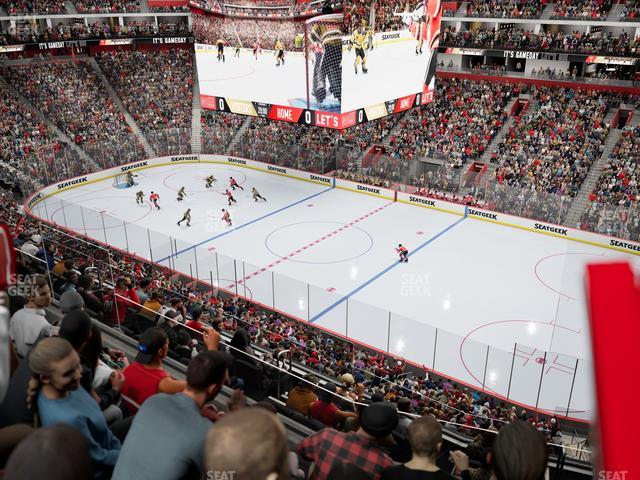 Little Caesars Arena - Section Mezzanine 7 Seat View