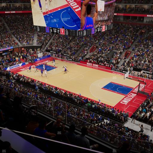 Little Caesars Arena - Section Mezzanine 7 Seat View