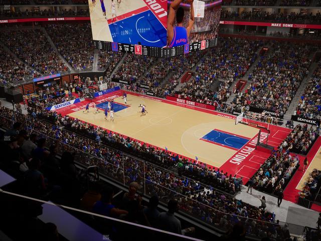 Little Caesars Arena - Section Mezzanine 7 Seat View