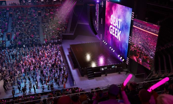 Little Caesars Arena - Section Mezzanine 8 Seat View
