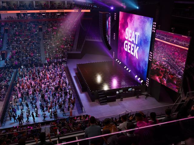 Little Caesars Arena - Section Mezzanine 8 Seat View