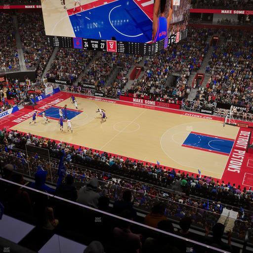 Little Caesars Arena - Section Mezzanine 8 Seat View