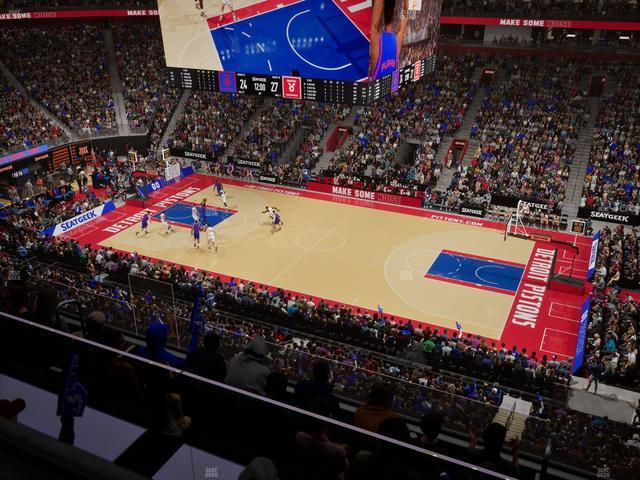 Little Caesars Arena - Section Mezzanine 8 Seat View