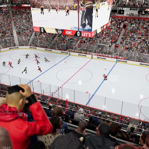 Little Caesars Arena - Section Mezzanine 8 Seat View