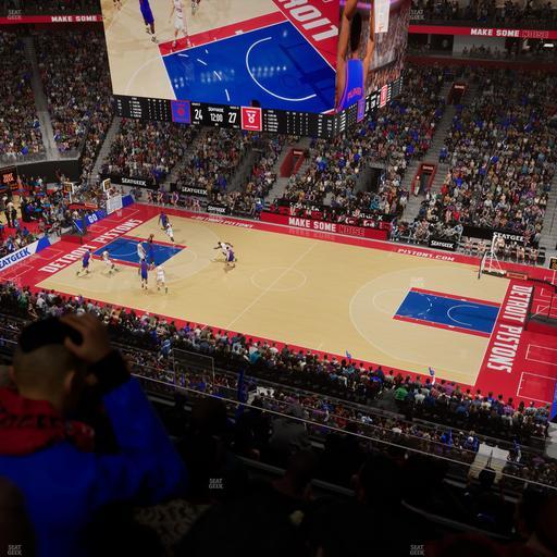 Little Caesars Arena - Section Mezzanine 8 Seat View