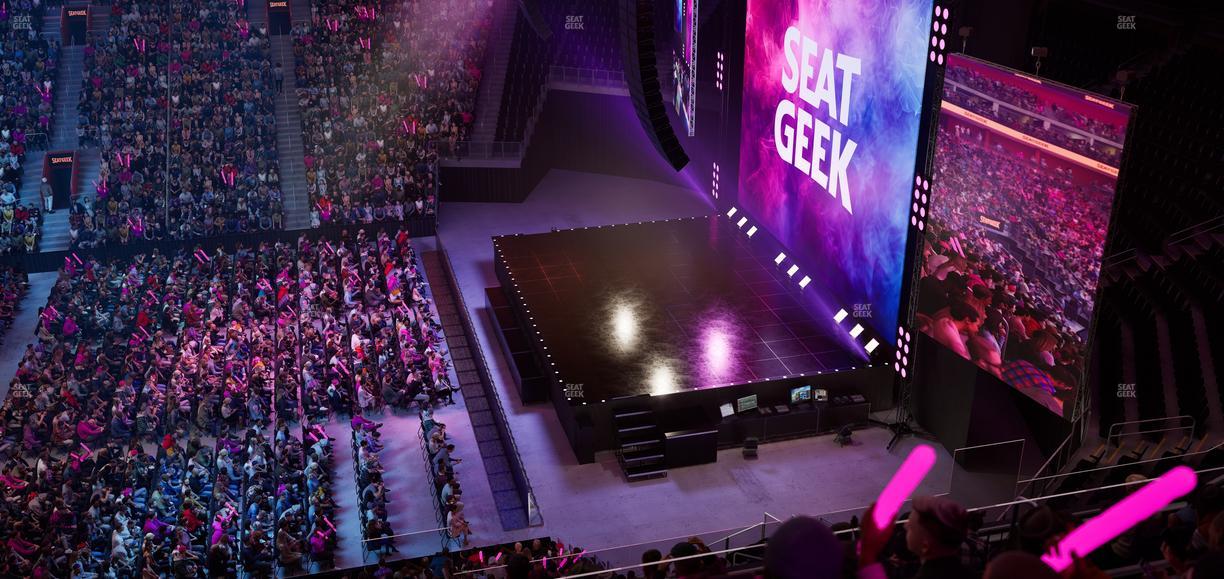 Little Caesars Arena - Section Mezzanine 8 Seat View