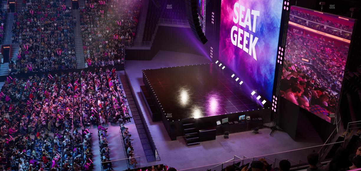 Little Caesars Arena - Section Mezzanine 8 Seat View