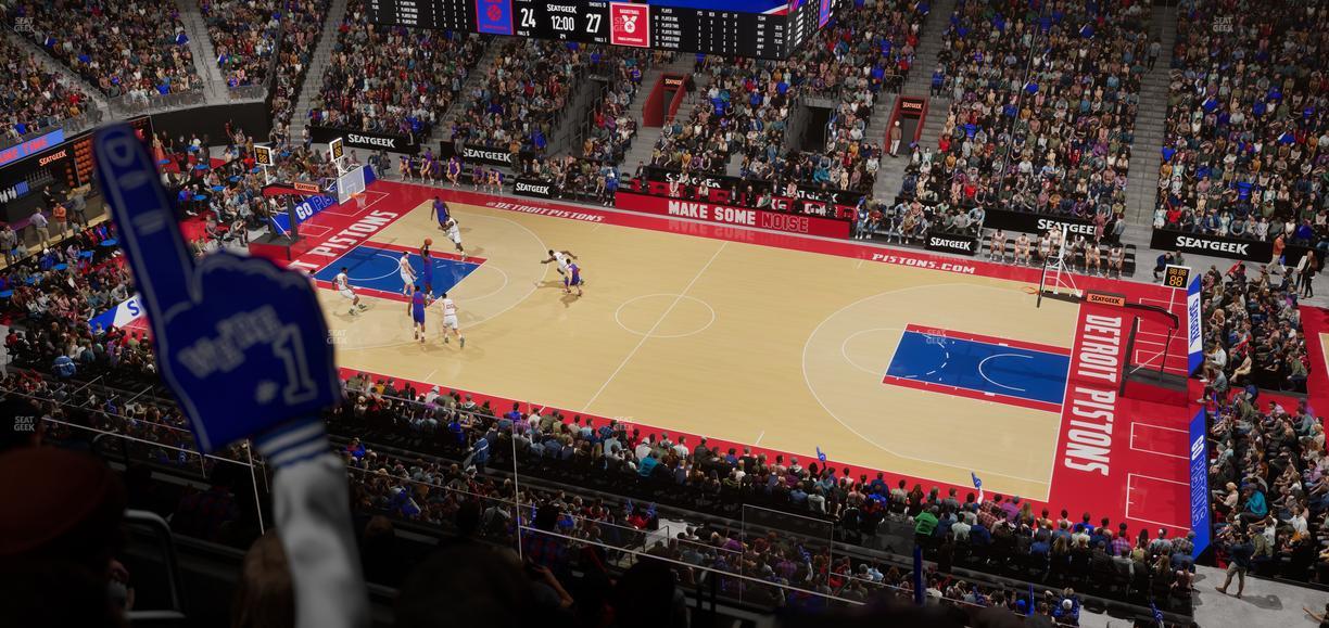 Little Caesars Arena - Section Mezzanine 9 Seat View