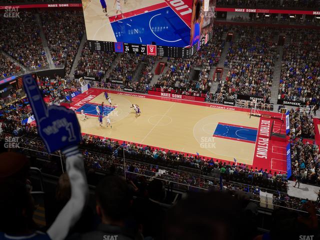 Little Caesars Arena - Section Mezzanine 9 Seat View