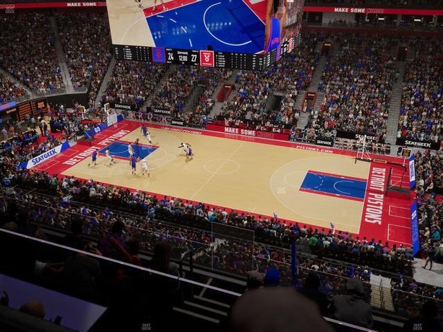 Little Caesars Arena - Section Mezzanine 9 Seat View