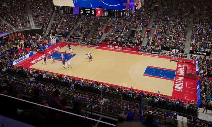 Little Caesars Arena - Section Mezzanine 9 Seat View