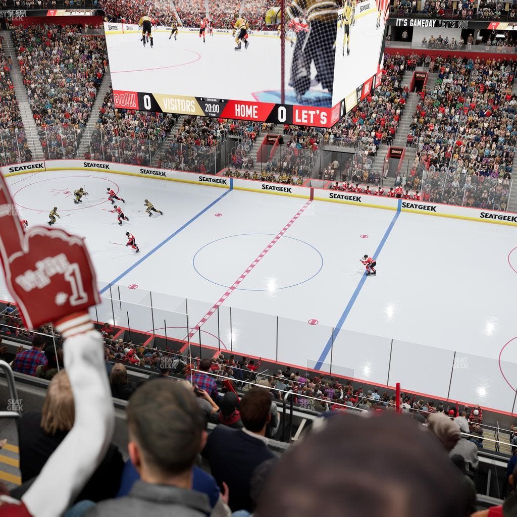 Little Caesars Arena - Section Mezzanine 9 Seat View