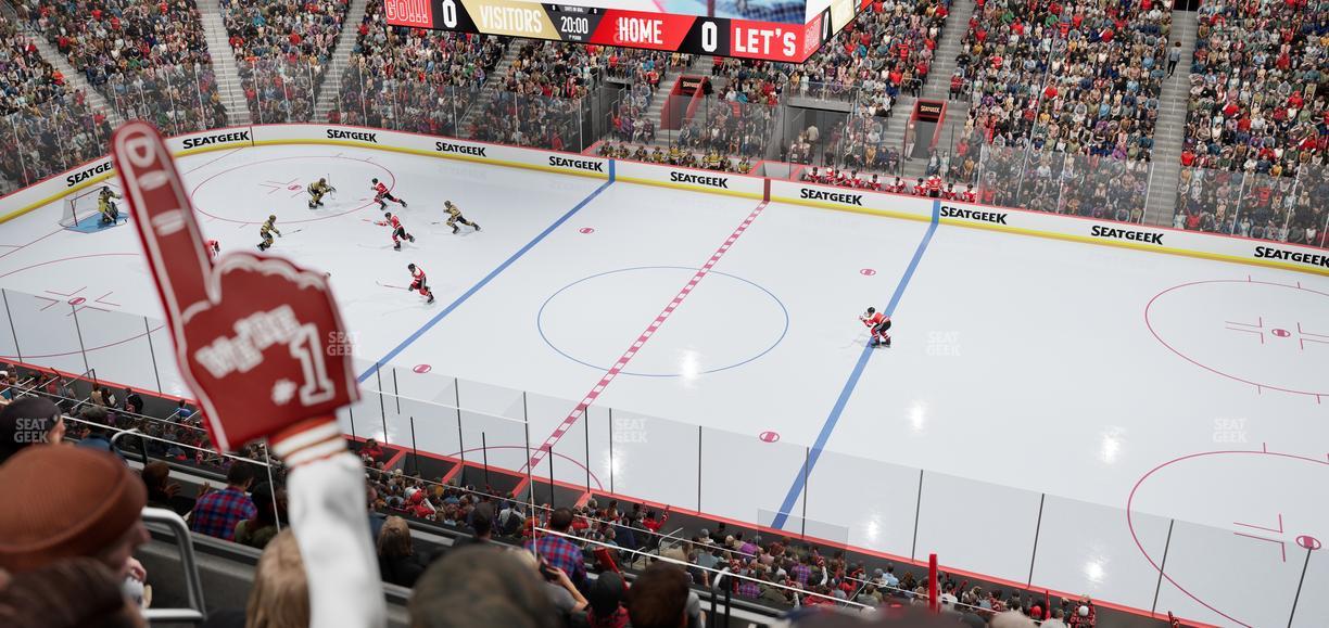Little Caesars Arena - Section Mezzanine 9 Seat View