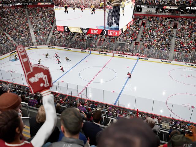 Little Caesars Arena - Section Mezzanine 9 Seat View
