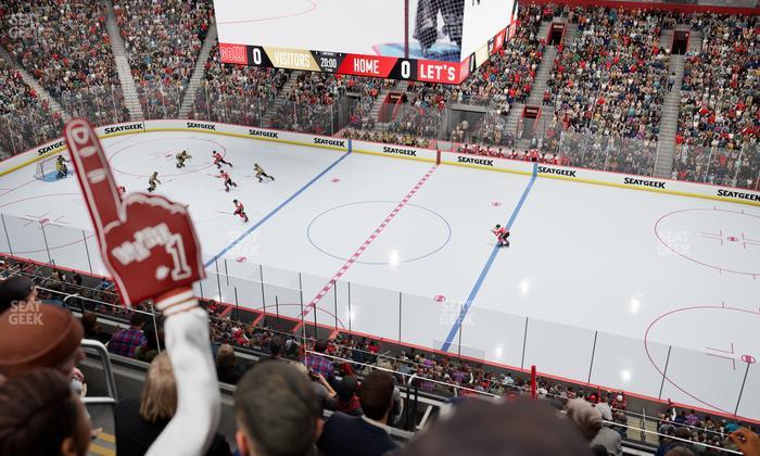 Little Caesars Arena - Section Mezzanine 9 Seat View