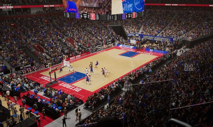 Little Caesars Arena - Section Suite 17 Seat View