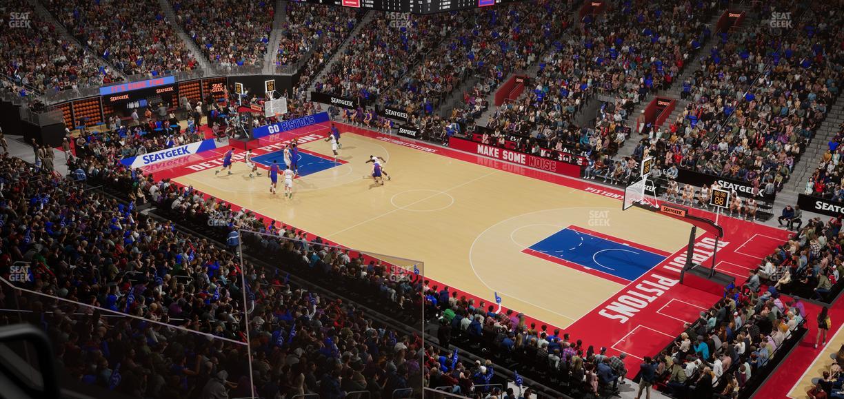 Little Caesars Arena - Section Suite 4 Seat View