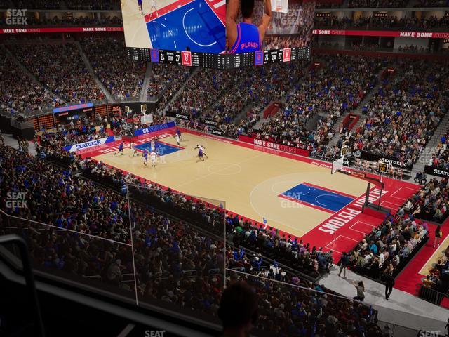 Little Caesars Arena - Section Suite 4 Seat View