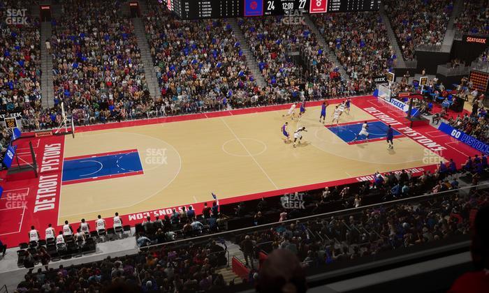 Little Caesars Arena - Section Suite 42 Seat View