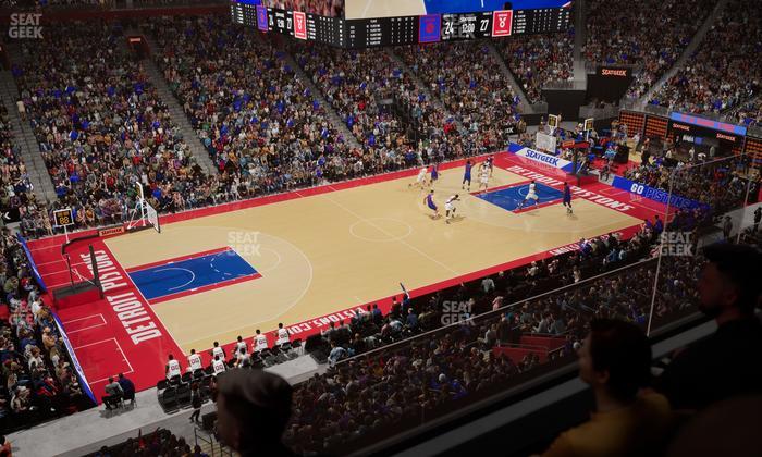 Little Caesars Arena - Section Suite 44 Seat View