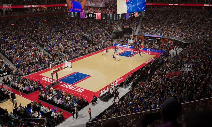 Little Caesars Arena - Section Suite 48 Seat View