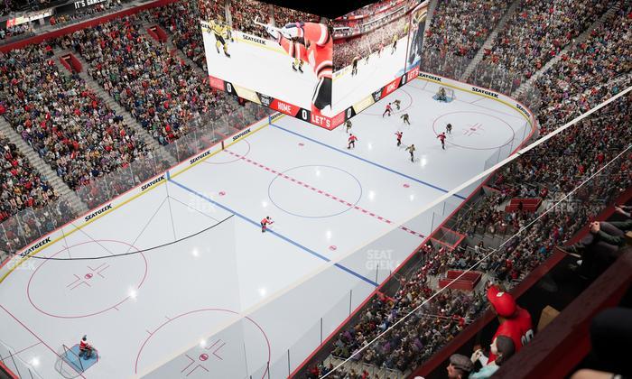 Little Caesars Arena - Section Upper Gondola 19 Seat View