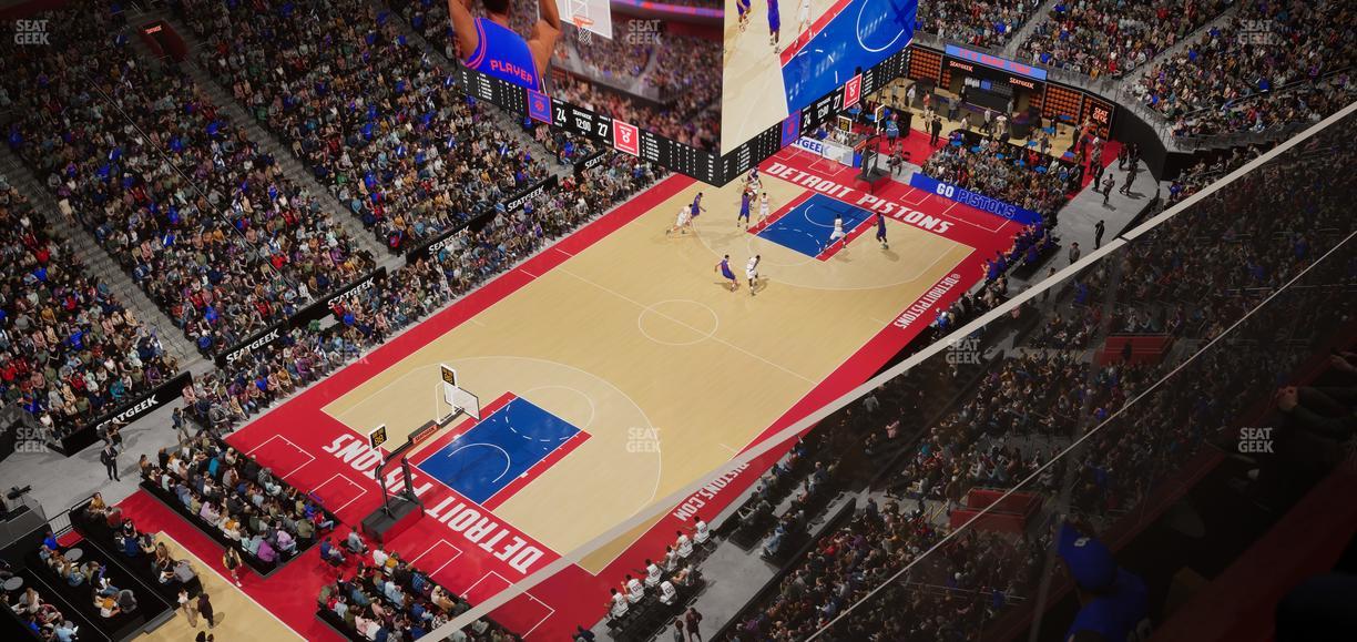 Little Caesars Arena - Section Upper Gondola 19 Seat View