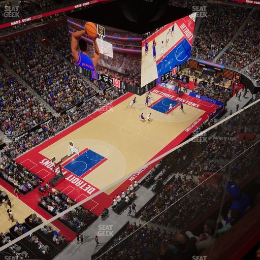 Little Caesars Arena - Section Upper Gondola 19 Seat View