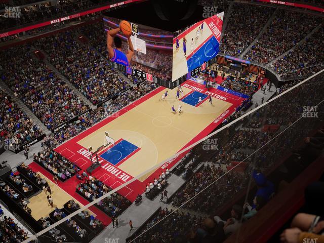 Little Caesars Arena - Section Upper Gondola 19 Seat View