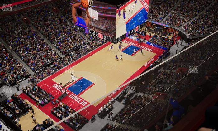 Little Caesars Arena - Section Upper Gondola 19 Seat View