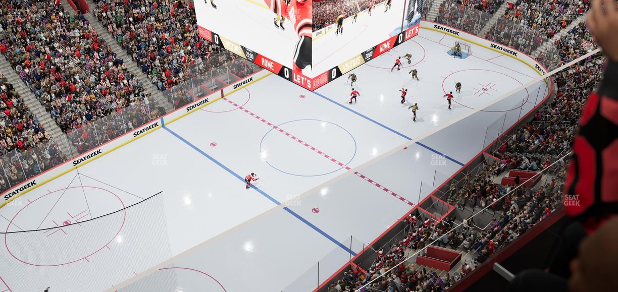 Little Caesars Arena - Section Upper Gondola 20 Seat View