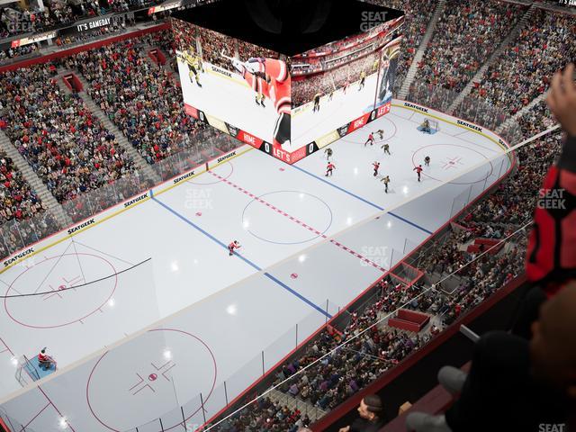 Little Caesars Arena - Section Upper Gondola 20 Seat View