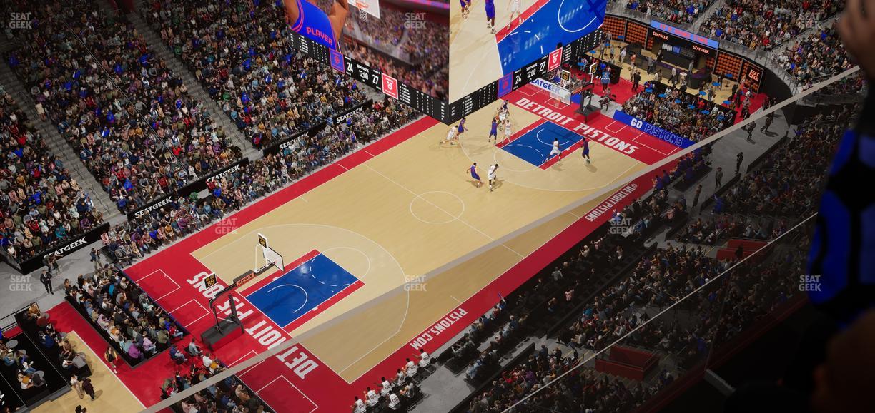 Little Caesars Arena - Section Upper Gondola 20 Seat View