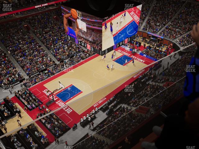 Little Caesars Arena - Section Upper Gondola 20 Seat View