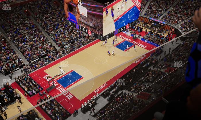 Little Caesars Arena - Section Upper Gondola 20 Seat View